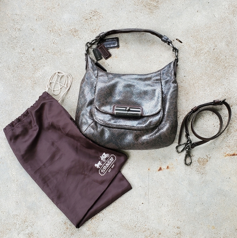 COACH hobo/ shoulder bag embossed